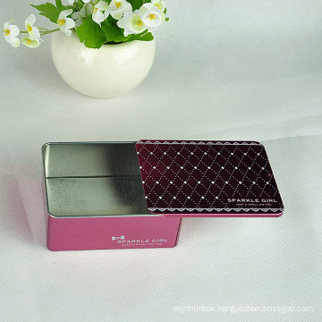 Rectangular Slide Metal Tin Packaging / Slide Tin